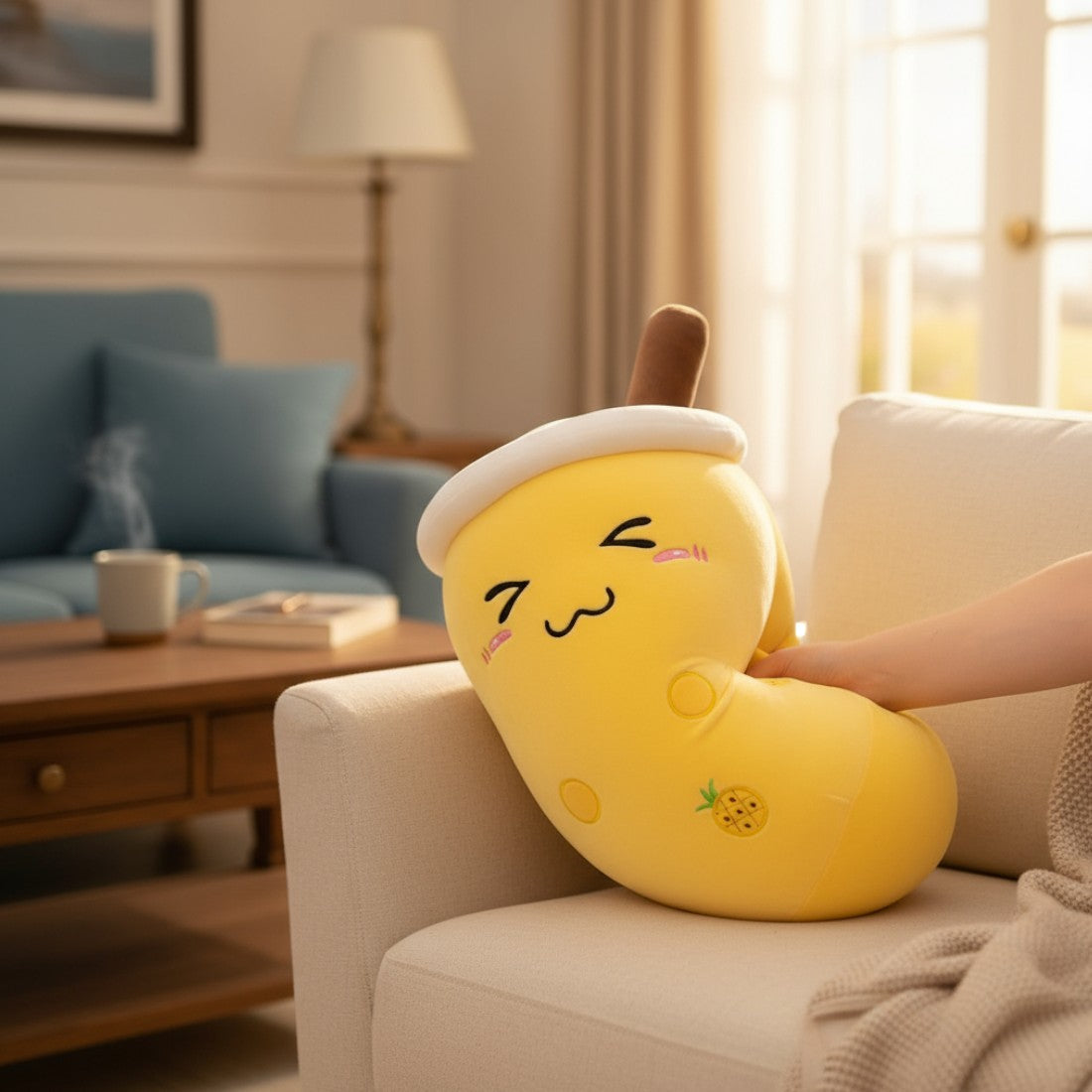 Ananas Bubble Milk Tea kawaii Kuscheltier Die Kuschelecke