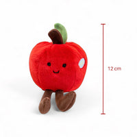Apfel kawaii Kuscheltier Früchte niedlich Die Kuschelecke