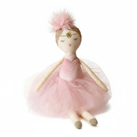 Ballerina Puppe Kuscheltier im rosa Kleid Die Kuschelecke