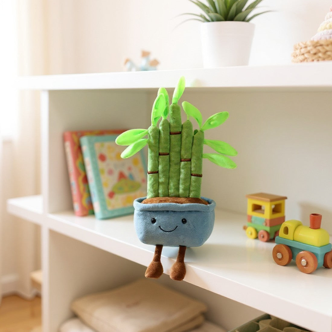 Bambus kawaii Kuscheltier Zen-Weichheit im Topf Die Kuschelecke