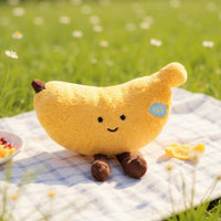 Banane kawaii Kuscheltier fröhlich Die Kuschelecke