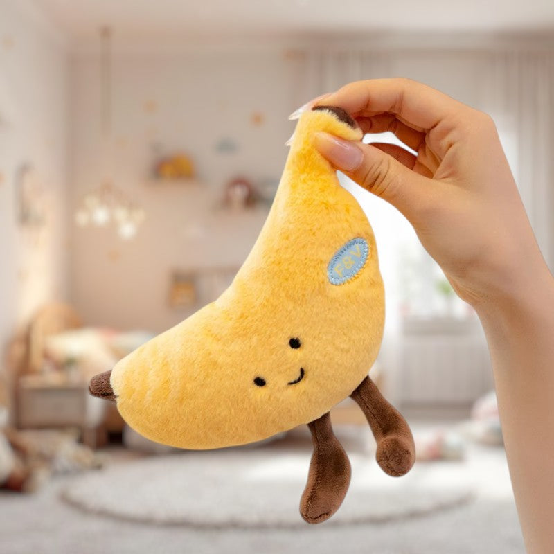 Banane kawaii Kuscheltier fröhlich Die Kuschelecke