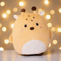 Beige Giraffe Kuscheltier weich Die Kuschelecke