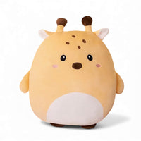 Beige Giraffe Kuscheltier weich Die Kuschelecke