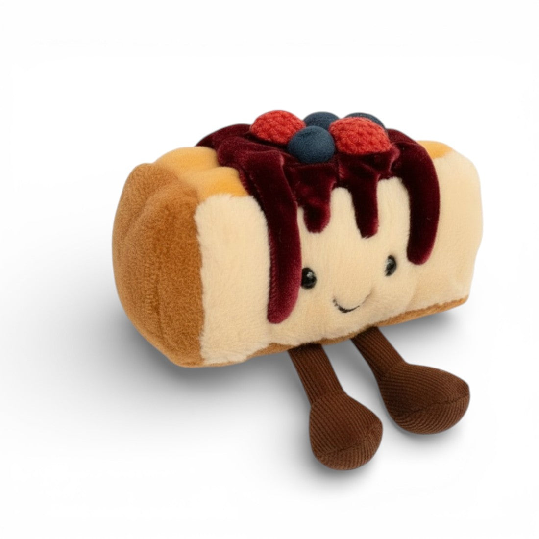 Blaubeere-Himbeer-Cheesecake kawaii Kuscheltier Die Kuschelecke