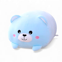 Blauer Bär kawaii Kuscheltier weich Squishmallow-Stil Die Kuschelecke