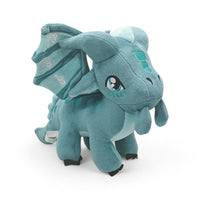 Blauer Drache Kuscheltier azurblau feenhaft Die Kuschelecke