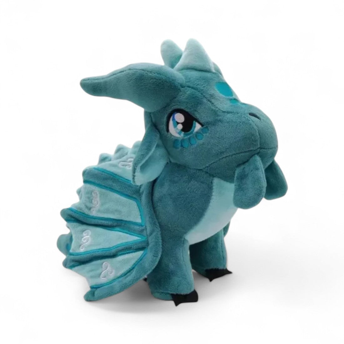 Blauer Drache Kuscheltier azurblau feenhaft Die Kuschelecke