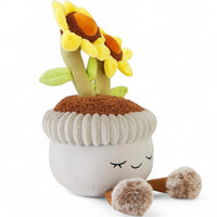 Blumentopf kawaii Kuscheltier aus Erde Die Kuschelecke