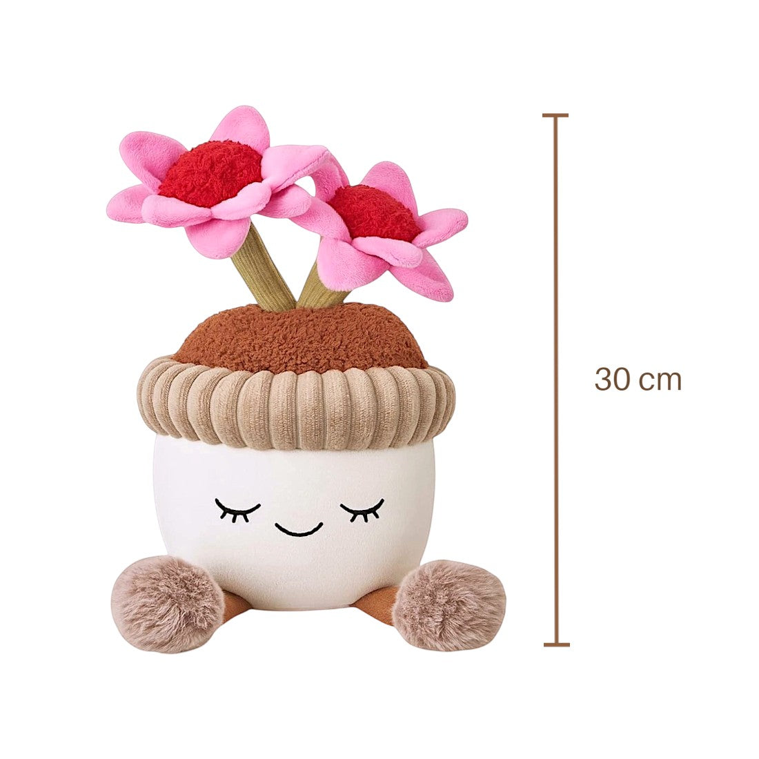 Blumentopf kawaii Kuscheltier aus Erde Die Kuschelecke