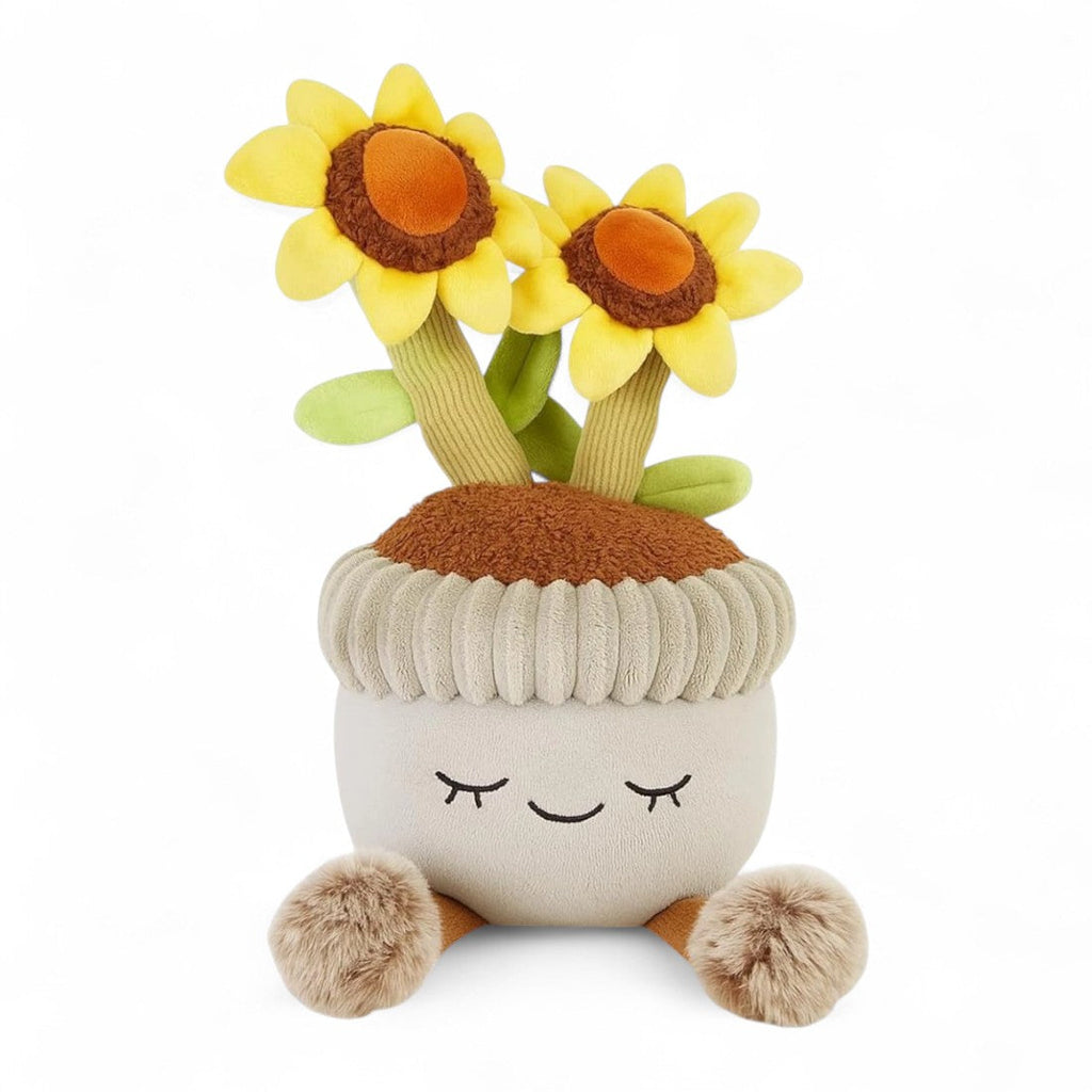 Blumentopf kawaii Kuscheltier aus Erde Die Kuschelecke