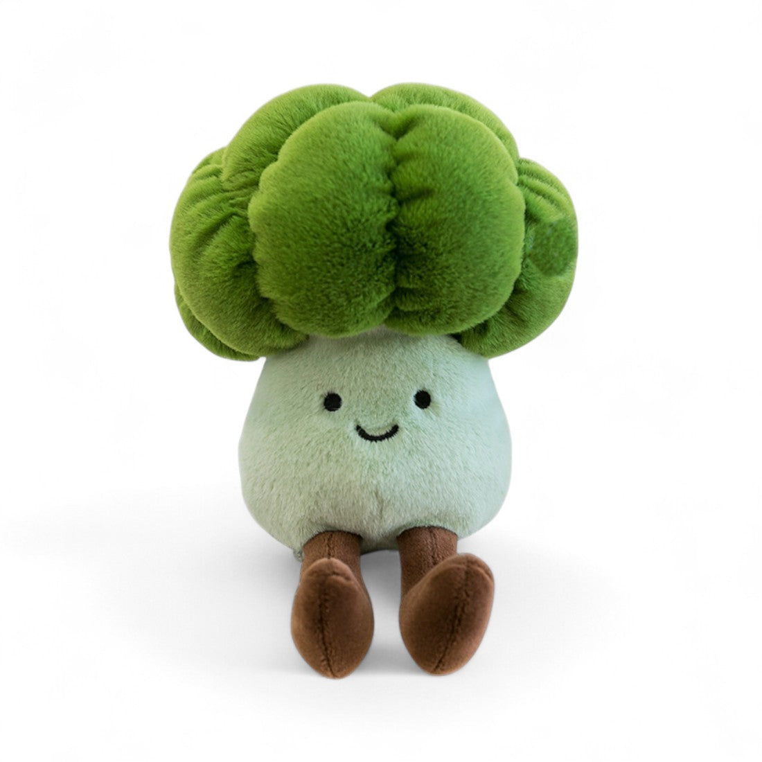 Brokkoli kawaii Kuscheltier lächelnd Die Kuschelecke