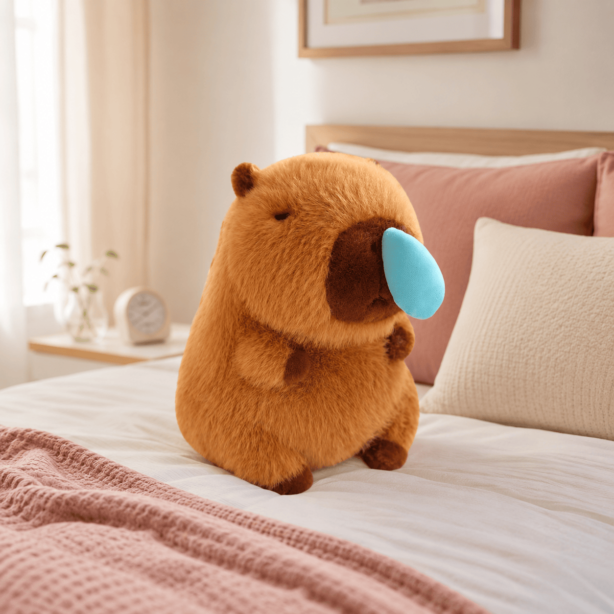 Capibara Plüschtier schlafend Die Kuschelecke