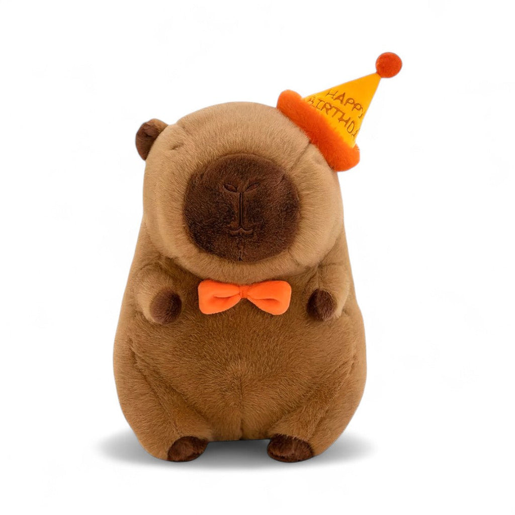 Capybara Kuscheltier mit Partyhut Die Kuschelecke