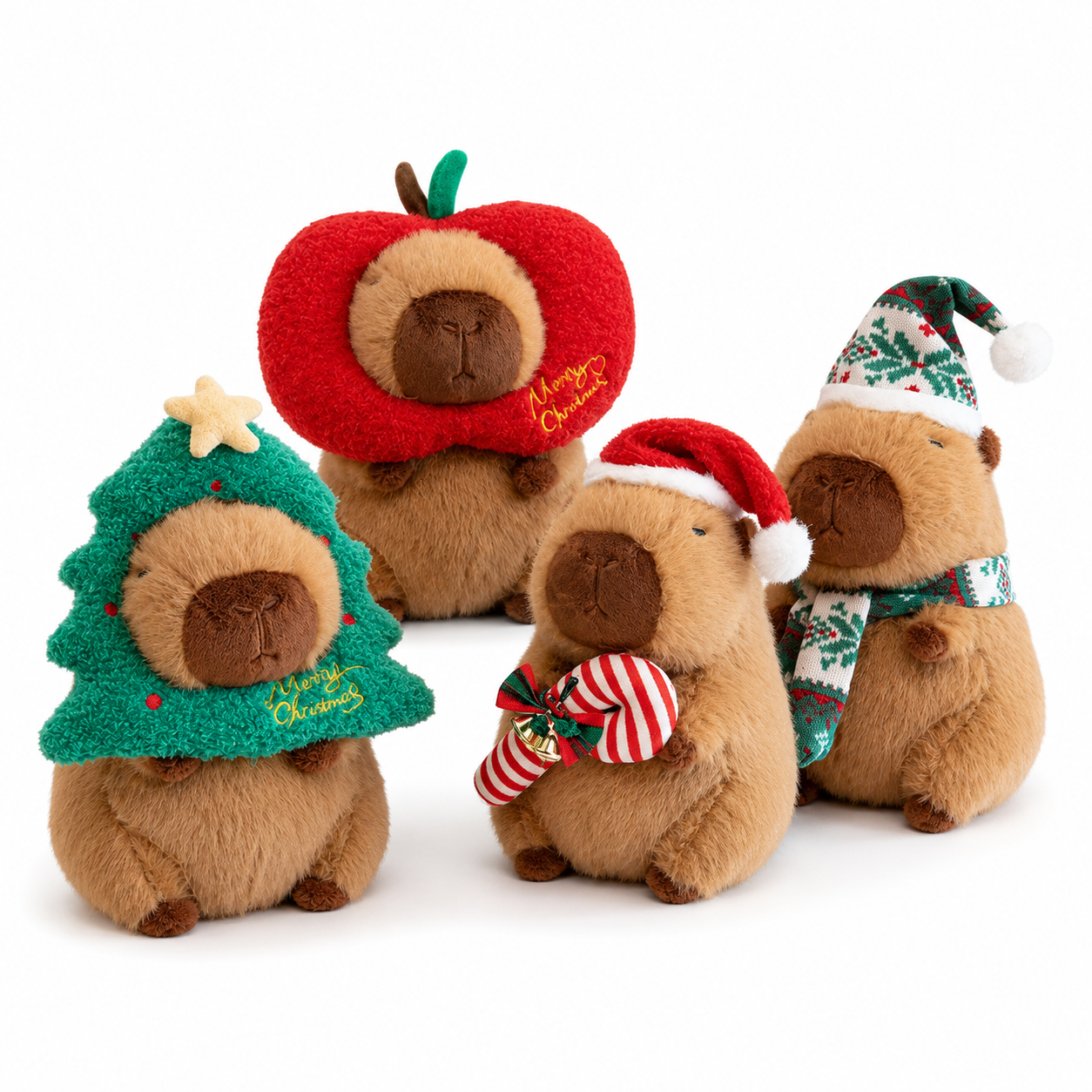 Capybara Plüschtier als Weihnachtsbaum Die Kuschelecke