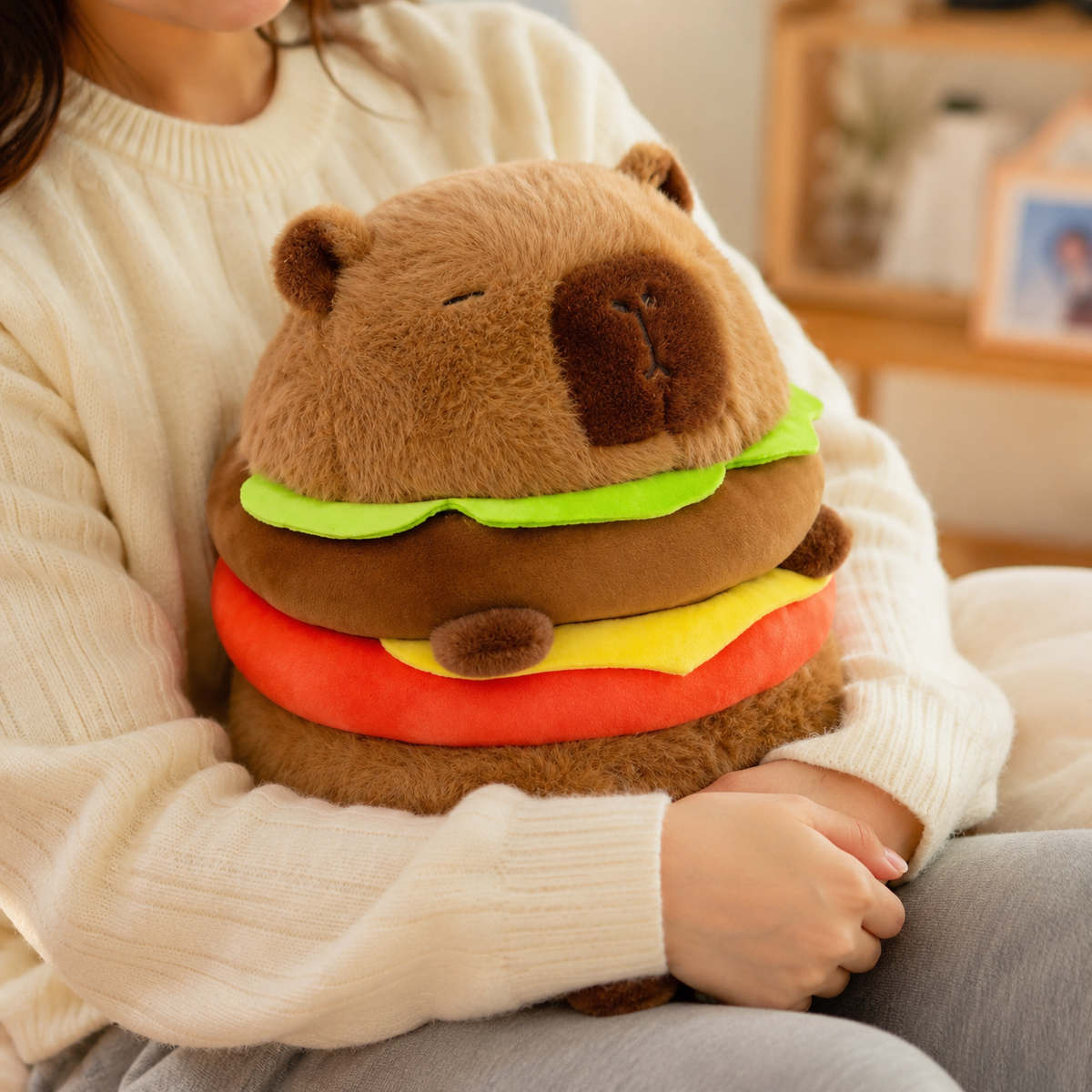 Capybara Plüschtier Burger Die Kuschelecke