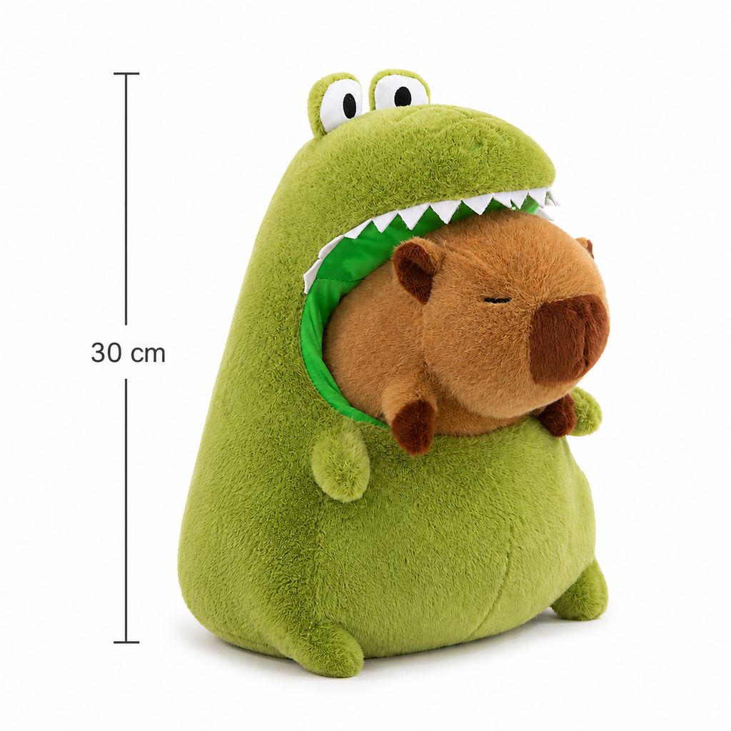 Capybara Plüschtier in einem Krokodil Die Kuschelecke