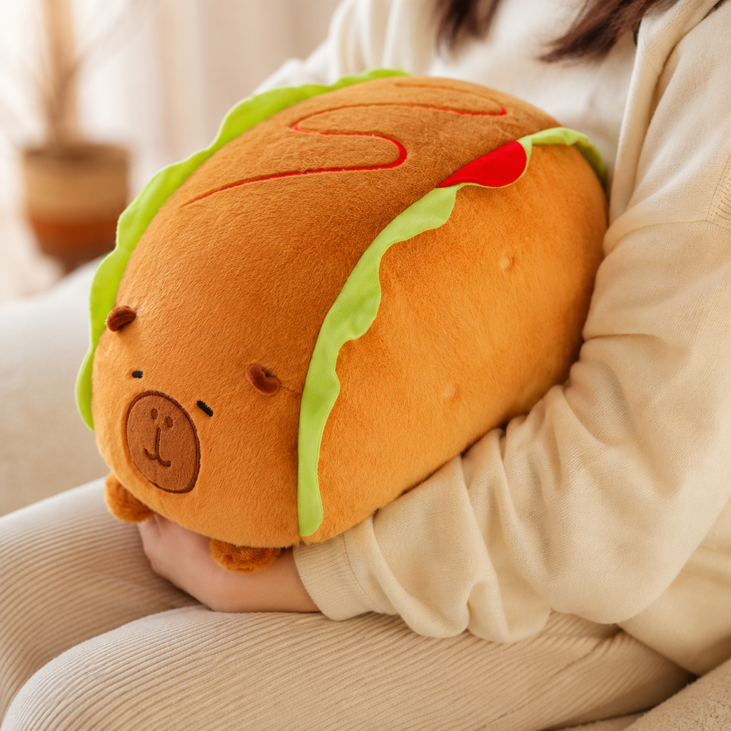 Capybara Plüschtier Tacos XXL Die Kuschelecke