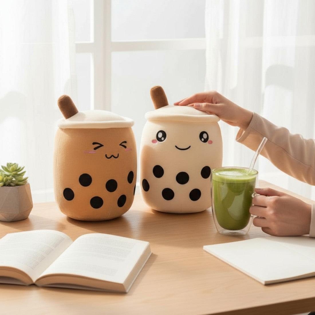 Creamy Bubble Tea kawaii Kuscheltier Die Kuschelecke