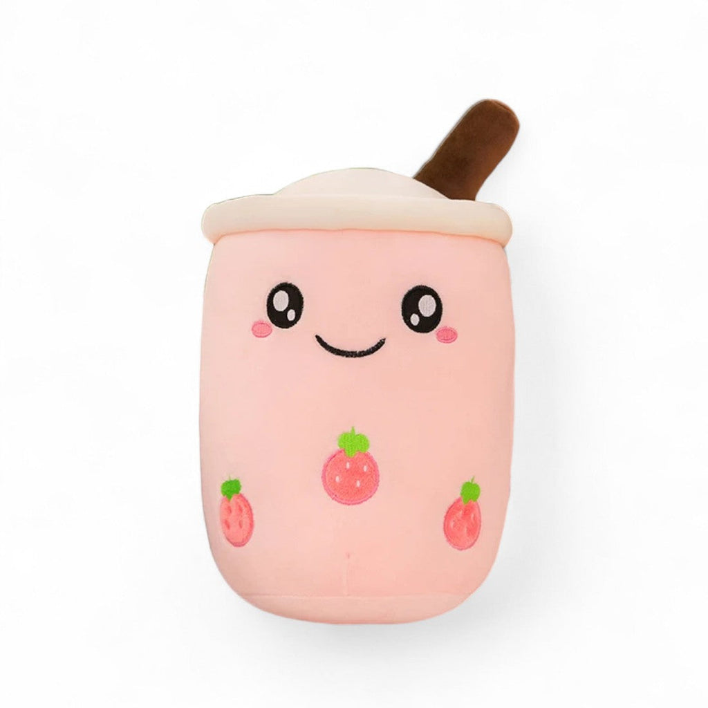 Erdbeer Bubble Milk Tea kawaii Kuscheltier Die Kuschelecke