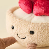 Erdbeer-Törtchen kawaii Kuscheltier süß Die Kuschelecke
