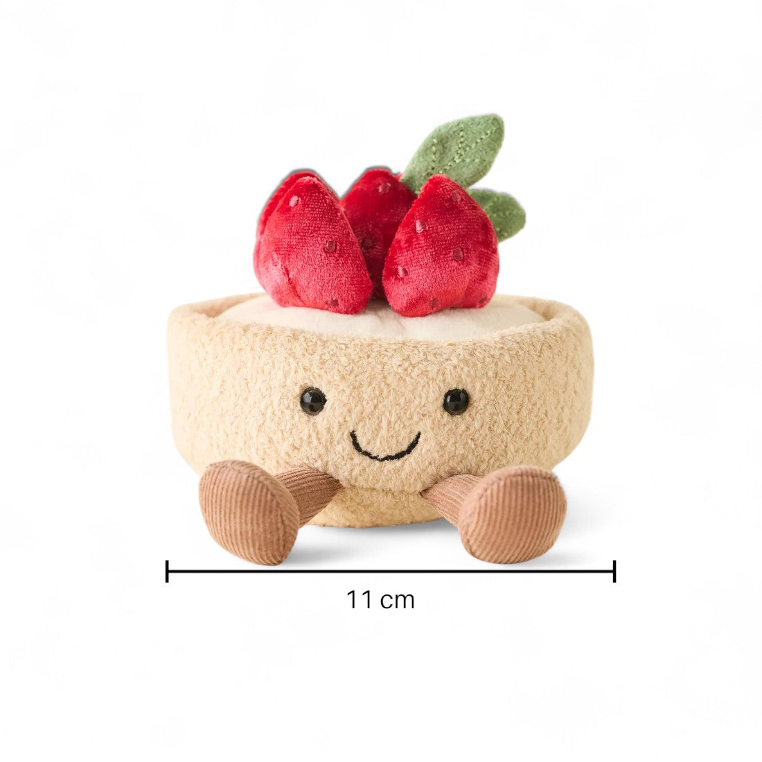 Erdbeer-Törtchen kawaii Kuscheltier süß Die Kuschelecke