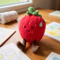 Erdbeere kawaii Kuscheltier niedlich Die Kuschelecke