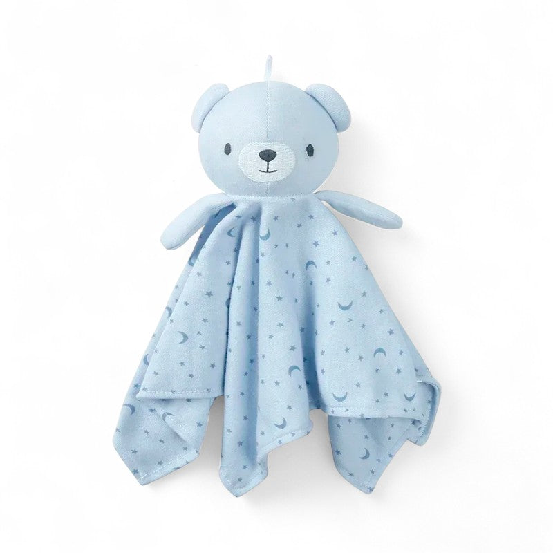 Flat Bear Head Baby Comforter Plush Kuscheltier Club