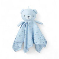 Flat Bear Head Baby Comforter Plush Kuscheltier Club