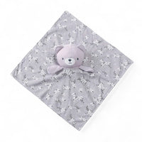 Flat Bear Head Baby Comforter Plush Kuscheltier Club