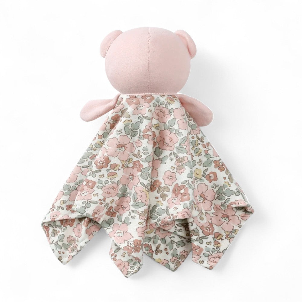 Flat Bear Head Baby Comforter Plush Kuscheltier Club
