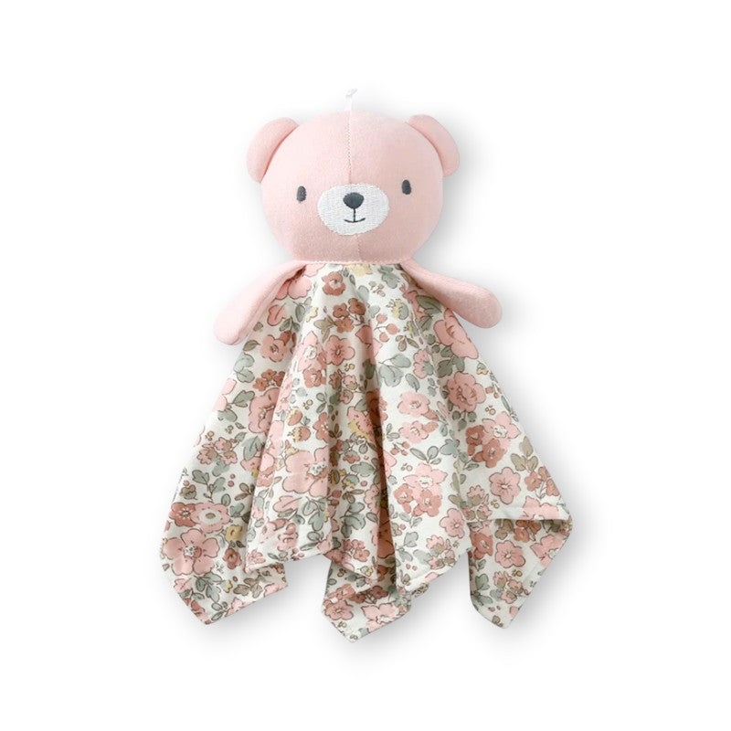 Flat Bear Head Baby Comforter Plush Kuscheltier Club