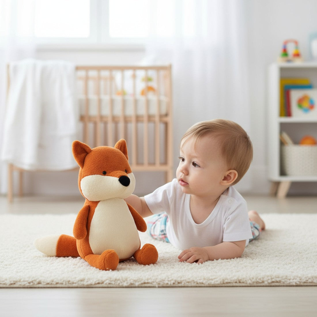 Fuchs Kuscheltier weich und flauschig Die Kuschelecke