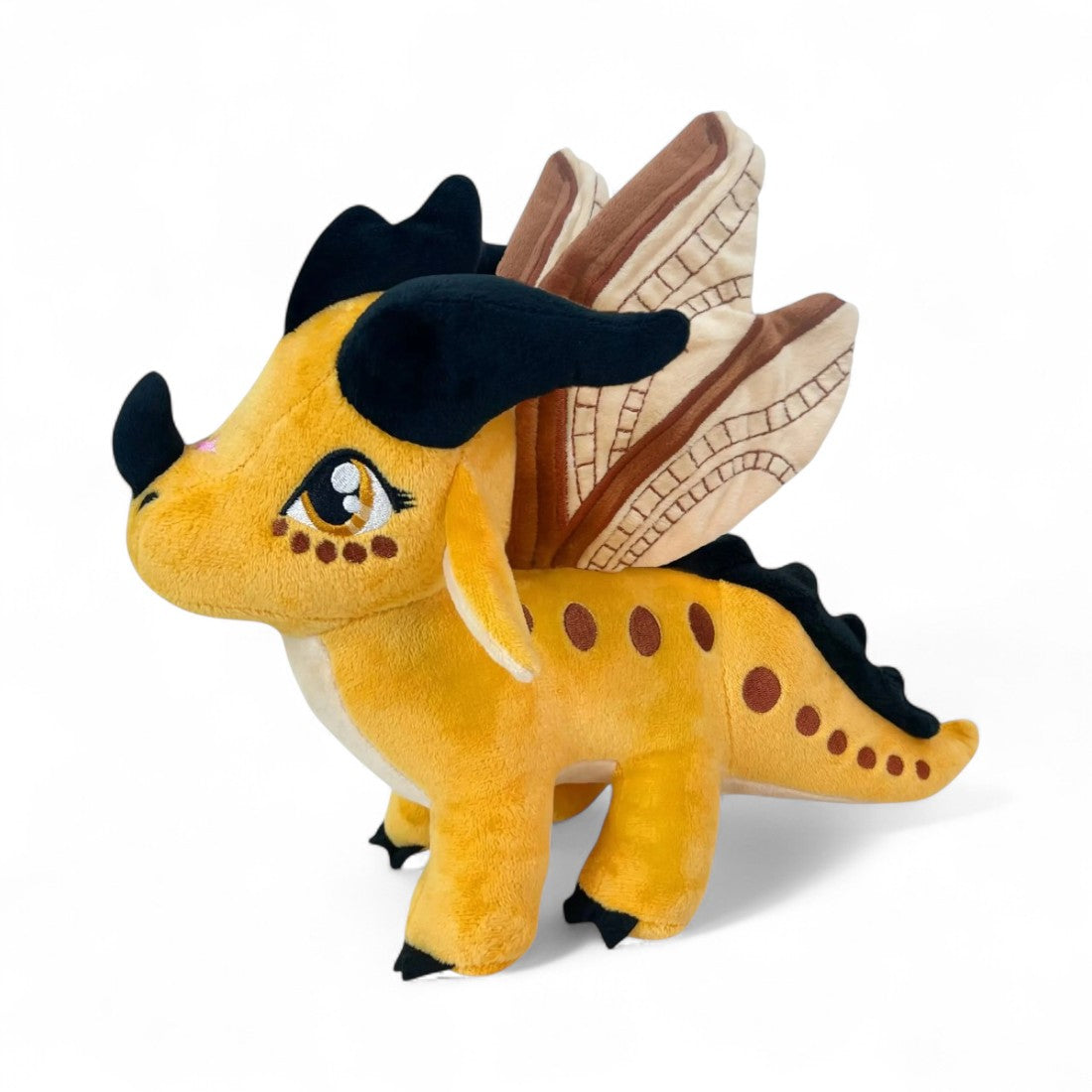 Gelber Drache Kuscheltier sonnig feenhaft Die Kuschelecke