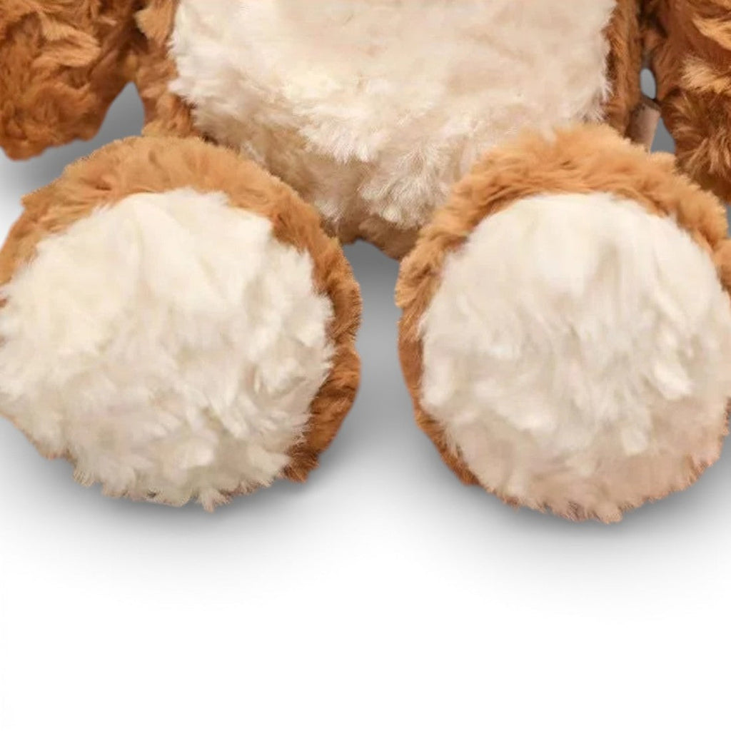 Gemütlicher Bär Kuscheltier hellbraun weich Die Kuschelecke