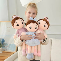 Girl Doll Plush Toy in a Dress Kuscheltier Club