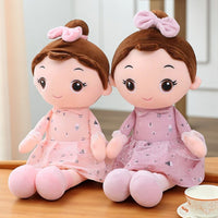 Girl Doll Plush Toy in a Dress Kuscheltier Club