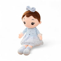 Girl Doll Plush Toy in a Dress Kuscheltier Club