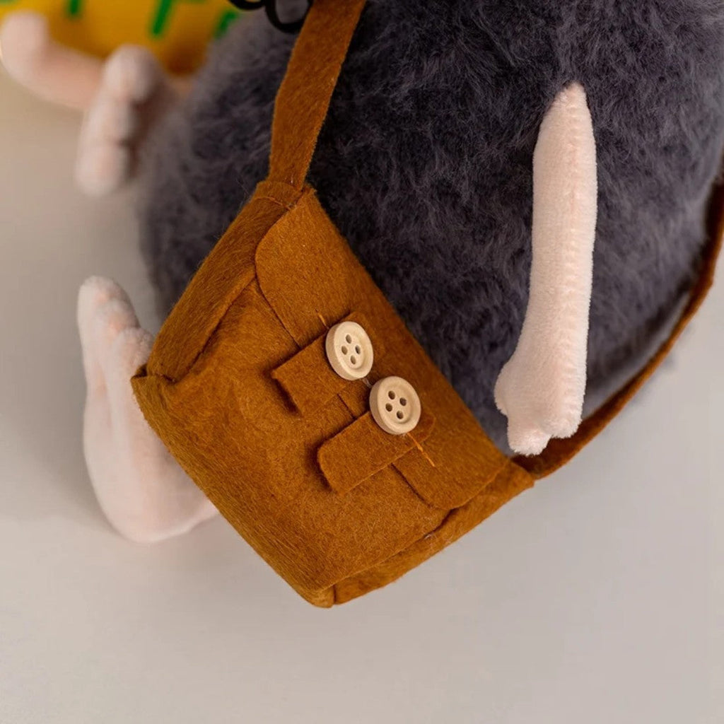 Graue Maus Kuscheltier Abenteuer weich Die Kuschelecke