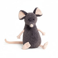 Graue Maus Kuscheltier Abenteuer weich Die Kuschelecke