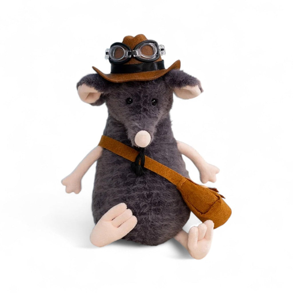 Graue Maus Kuscheltier Abenteuer weich Die Kuschelecke