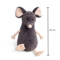 Graue Maus Kuscheltier Abenteuer weich Die Kuschelecke