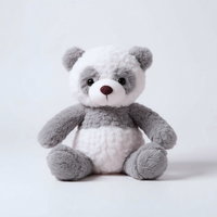 Grauer Panda Kuscheltier weich zum Kuscheln Die Kuschelecke