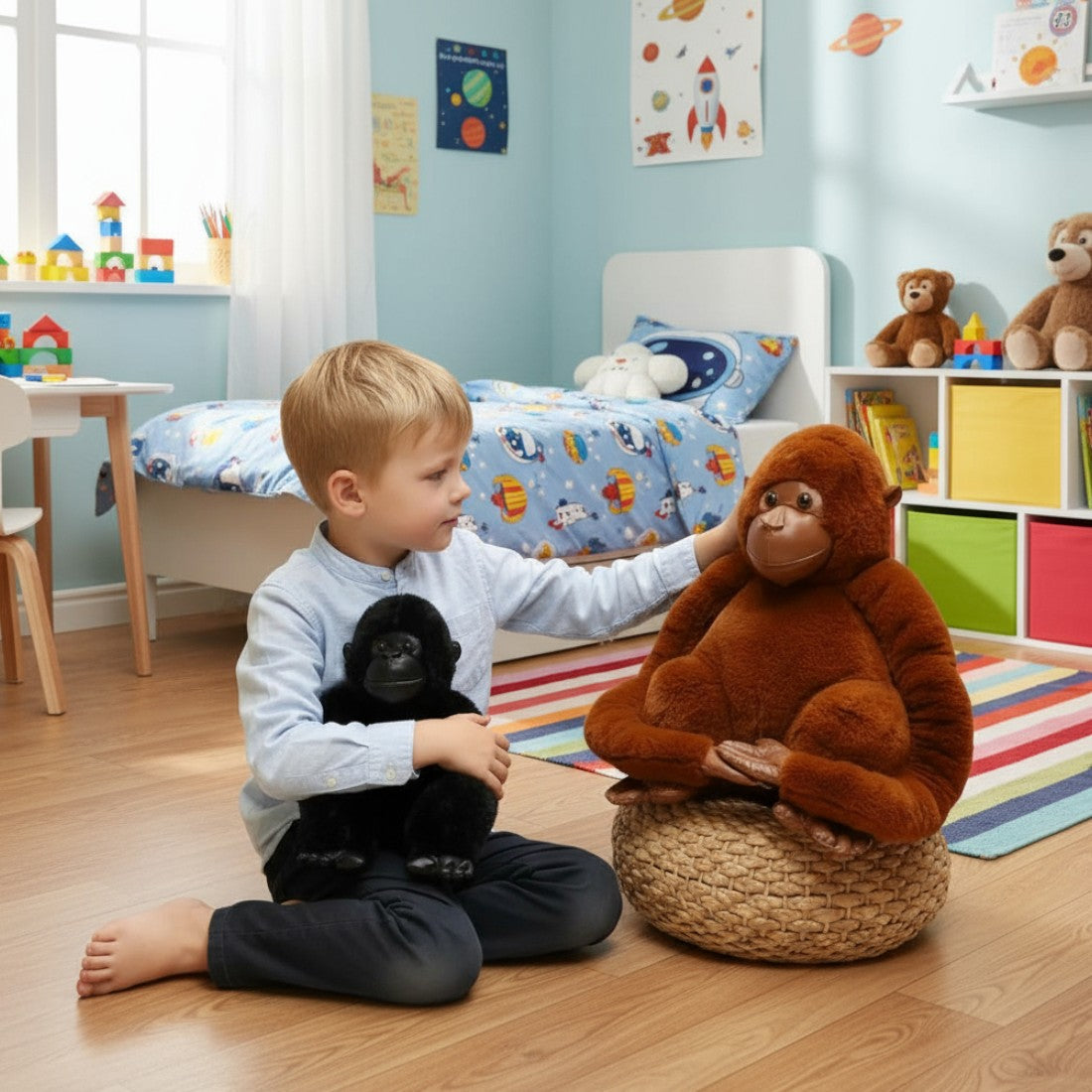 Großer Affe Kuscheltier Orang-Utan & Gorilla Die Kuschelecke