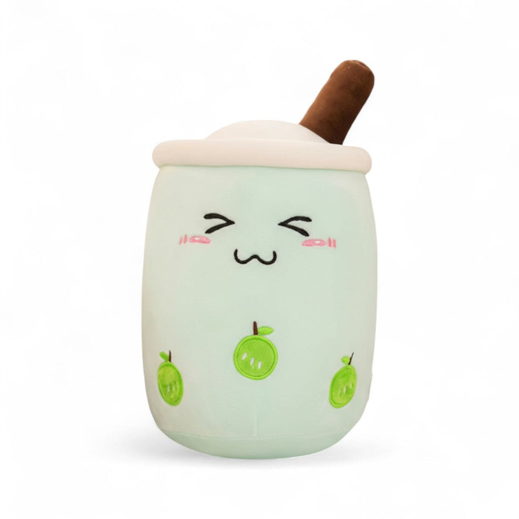 Grüner Apfel Bubble Milk Tea kawaii Kuscheltier Die Kuschelecke