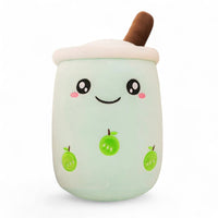 Grüner Apfel Bubble Milk Tea kawaii Kuscheltier Die Kuschelecke