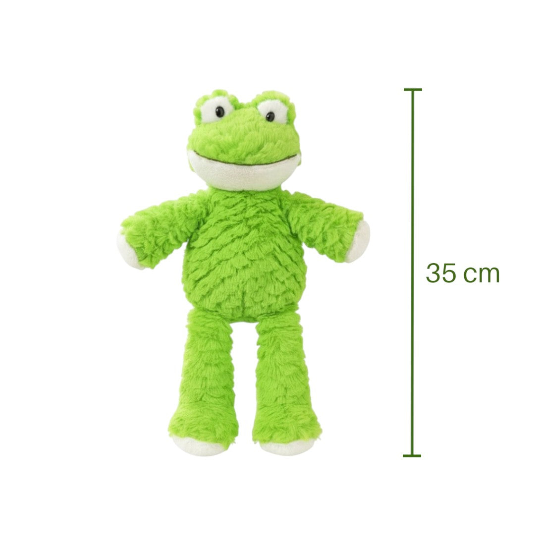 Grüner Frosch Kuscheltier weich flauschig Die Kuschelecke