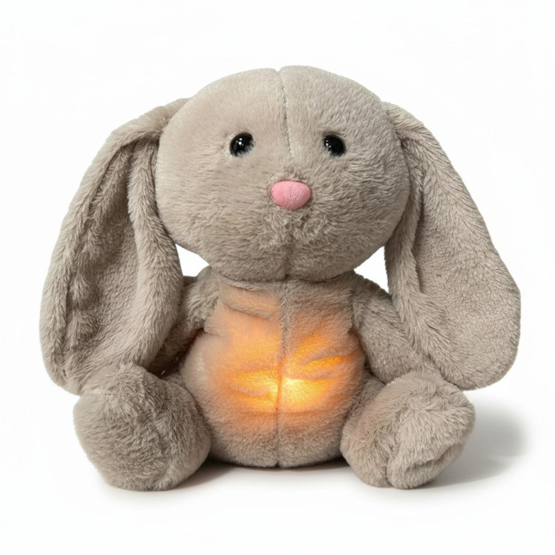 Hase Kuscheltier Nachtlicht atmend entspannend Die Kuschelecke