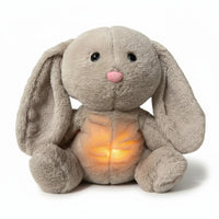 Hase Kuscheltier Nachtlicht atmend entspannend Die Kuschelecke