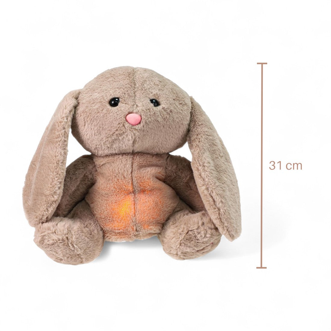 Hase Kuscheltier Nachtlicht atmend entspannend Die Kuschelecke